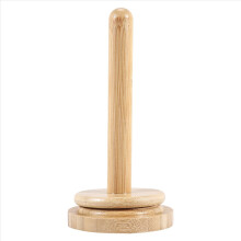 Drehbarer Garnhalter aus Holz, vertikale Aufbewahrung für Taschentücher und Wollknäuel