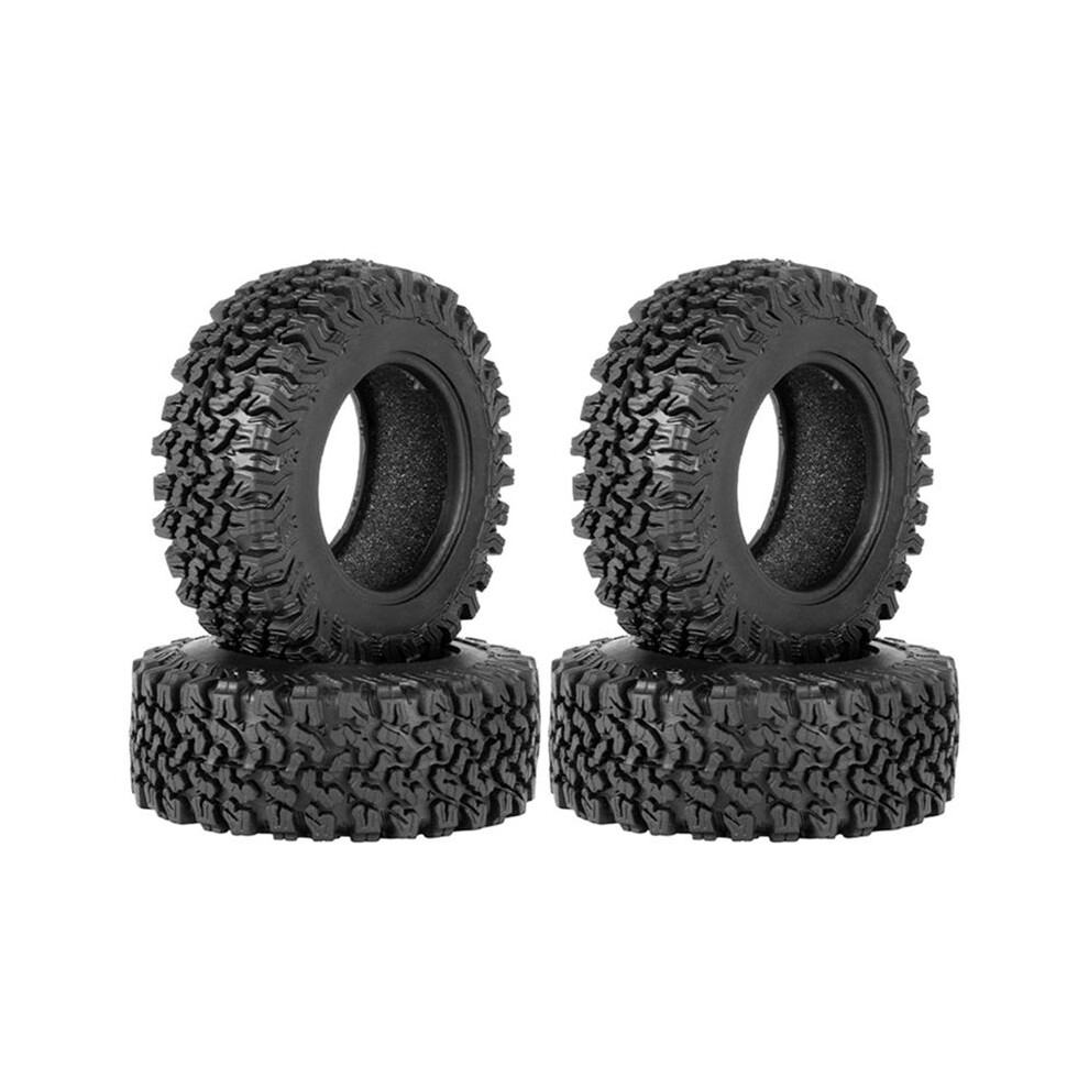 4Pcs 90Mm 1.9 Rubber Tire Wheel Tyre For 1/10 Rc Crawler Car Trx4 D90 4853197648465