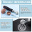 32Pcs Tire Repair Patch Tools Kit, Roller with Buffer Wheel and Patche 4