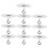 10Pcs Adhesive Ceiling Hooks for Popcorn Concrete Textured Ceiling Wall Surface, No Drilling Self Adhesive Ceiling Hooks 1