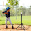 Baseball Softball Batting Tee Adjustable Rubber Training Tripod Practi 6
