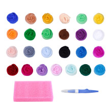 7/8/9/10 Color Needle Felting Supplies-Red series 10 colors