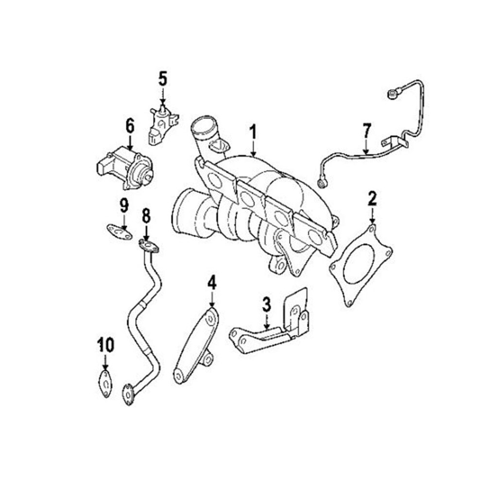 Turbocharger Cut Off Diverter Valve Dv Recirculation 06H145710d For A3 4853197647055