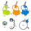 Yarn Holder Practical Wrist Yarn Ball Holder Yarn Spinner-Set D 4