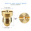 3 Pcs Foam Cannon Orifice Nozzle Tips, High Replacement Thread Nozzle for Snow Foam Lance, 1.1 MM 10