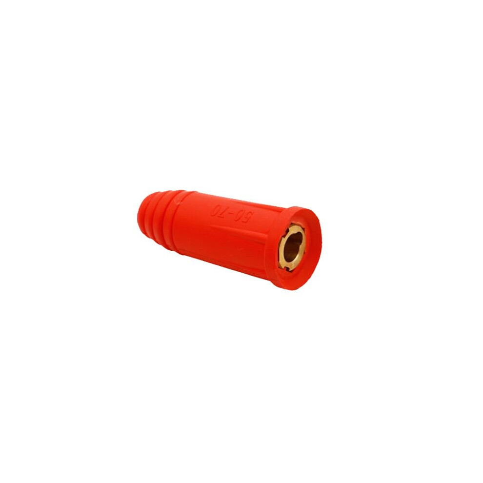 5070 Welding Connector Male Plug Female Socket Panel Mount Quick Fitting Red Adapter For Dinse 9339159884522