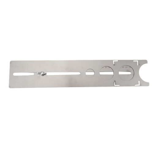 Multi-Functional Stainless Steel Ceramic Tile Hole Locator Ruler 360 degree Adjustable Punching Hand Measure Tools 1