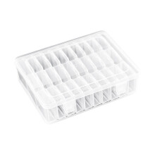 Bead Organizer Box, 30Pcs Small Clear Plastic Bead Storage Containers for Jewelry Making DIY Screws Seeds