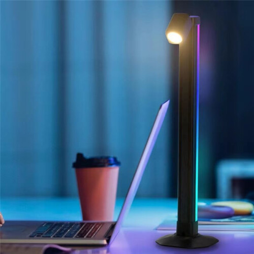 Dimmable Desk Lamp - Stepless Dimming, Eye-Caring Ambient Light, Adjustable Rotation for Reading and Study 2