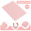 Rubber Block Stamp Carving Kit, 4 Pack with Cutting Tools and Brayer Roller, for Printmaking Crafts 3