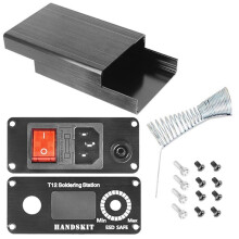 T12 Soldering Iron Aluminum Alloy Case Station Black Shell
