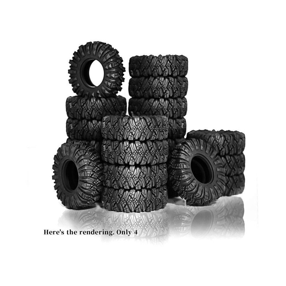 1.9 Inch Mud Terrain Tires Wheels For Axial Scx10 Pro Utb18 Trx4 Redca 4853841107942