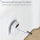 Automatic Toilet Flush Button+2 x Transmitter Toilet Smart Sensor Flusher Rechargeable Smart Toilet Flushing Sensor 4