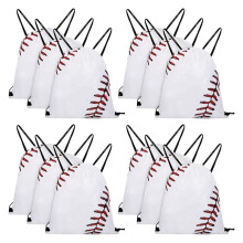 Drawstring Backpack Baseball Bag Favor Bags for Your Gym Class and Spo