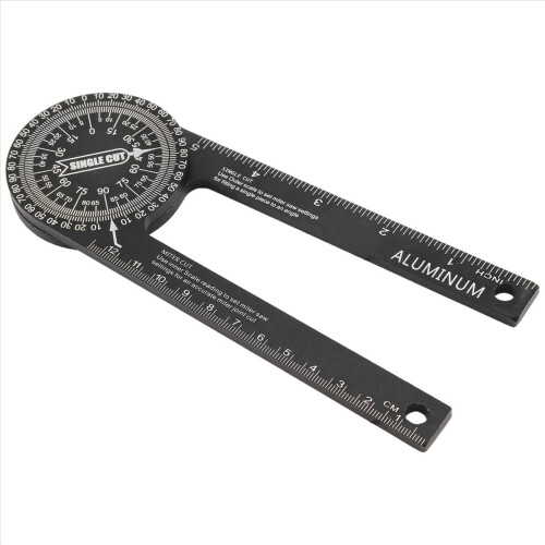 360 Degree Miter Saw Protractor Digital Ruler Inclinometer Angle Measu
