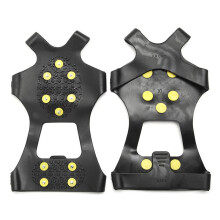 Outdoor Tooth Nail Snow Anti-Skid Shoe Covers Crampons Anti-Fall Ice G
