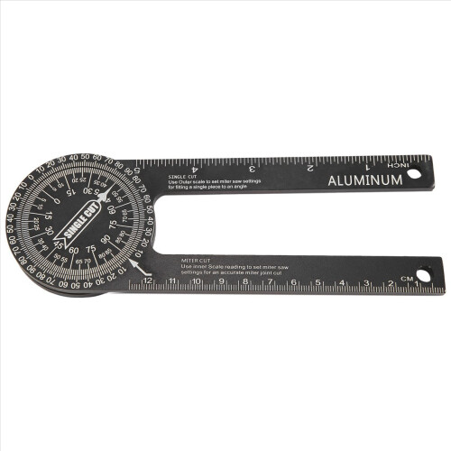 360 Degree Miter Saw Protractor Digital Ruler Inclinometer Angle Measu 2