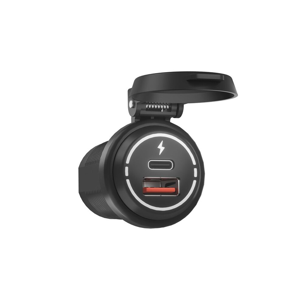 Pd+Usb Charger Socket Waterproof Marine Qc3.0 Usb Power Outlet For Mar 4853197648687