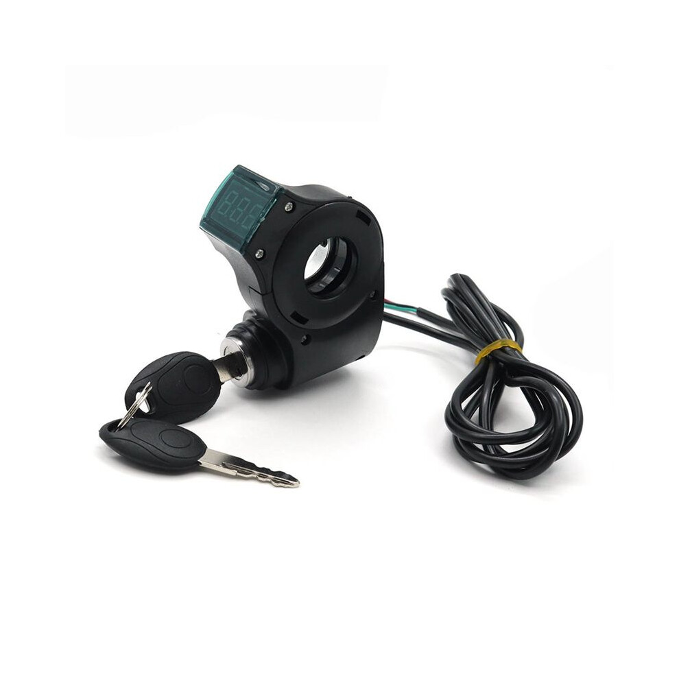 E-Bike Ignition Lock Key Thumb Throttle Voltmeter Digital Voltage Disp 4853197651120