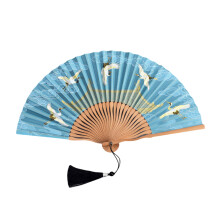 Elegante traditionele ventilatorkranen Opvouwbare-Lichtblauw
