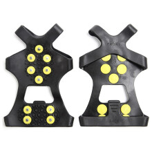 Outdoor Tooth Nail Snow Anti-Skid Shoe Covers Crampons Anti-Fall Ice G