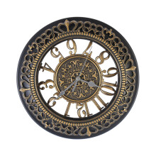 Vintages Inspireds 12inch Wall Clock Silents-Antique Gold