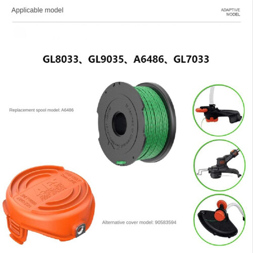 4Pcs Suitable for Mower Accessories A6486/90583594 Replacement Spool C 2