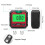 2X Mini Digital Protractor Inclinometer Electronic Goniometer Level Angle Measurement Meter Finder Level Box Red 10