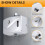 Automatic Electric Urinal Flush Valve Sensor&Manual 2 Function Exposed Wall Mount DC6V Urine Flushing 5