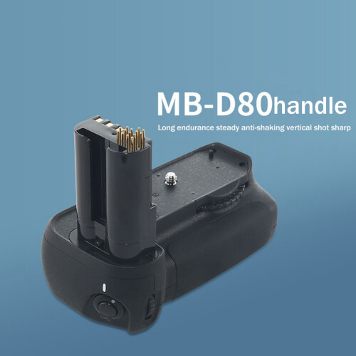 MB-D80 Handle SLR Camera Battery Grip Bracket Vertical Shot Anti-Shake 2