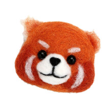 Wolviltnaald Hobbysets Mooie dierenbroche-Kleine Panda