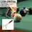Retractable Billiards Cue Stick Bridge with Removable Brass Bridge , Billiards Pool Cue Accessory,Low Bridge 7