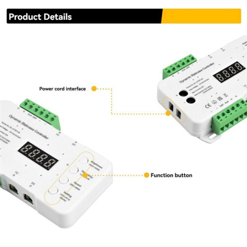 Induction Controller Automatic Staircase Light Step Lighting Controller Brightness Adjustable No Wiring Required 1