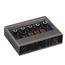 Q16 Microphone Recording Sound Card USB Audio Mixer Live K Song