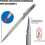3Pack Scribe Tool with Magnet,Tungsten Carbide Scriber 20 Replacement 4