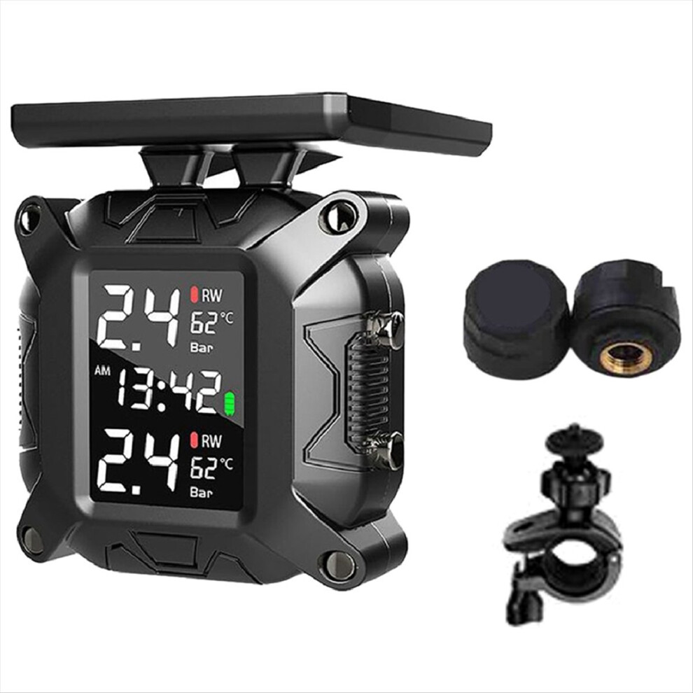 Wireless Tpms Tire Pressure Monitoring System Solar External Sensor Te 4853197652271