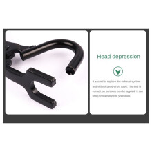 Car Exhaust Rubber Pad Pliers Hanger Removal Puller Heavy Duty Pipe Ga