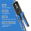 1pc Durable Coax Compression Crimper Tool BNC/RCA/F Crimp Connector RG59/58/6 Cable Wire Cutter Adjustable Crimping Plier 2
