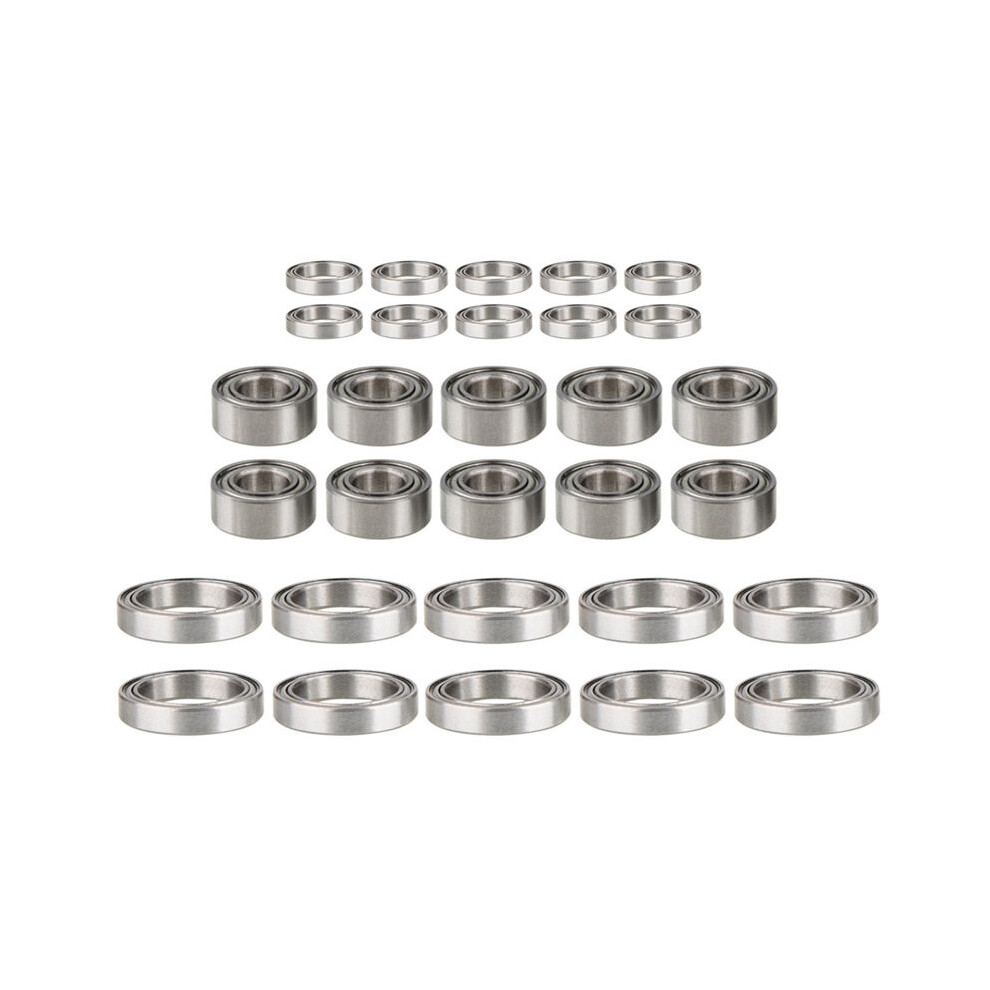 30Pcs Steel Ball Bearing Set For -10 10421-S 9102 1/10 Rc Car Upgrade Silver 4853197651250