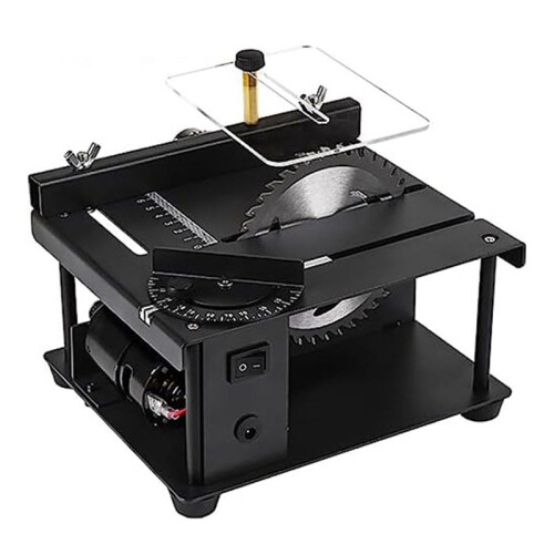 Table Saw, 0-90Angle Adjustable Woodworking Cutting Speed 1000-3000R/ 1