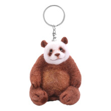 Panda Animal Naaldvilten Set Kleine Panda Wol Gevilte Set-Qizi