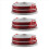 3 Pack Replacement FLY021 Spool Mowing Head for Lawn Mower 4