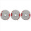3 Pack Replacement FLY021 Spool Mowing Head for Lawn Mower 3