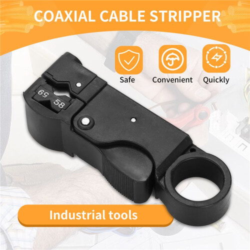 Coax Cable Stripper 3-Blade for RG58/59/62/3c/4c cables 1