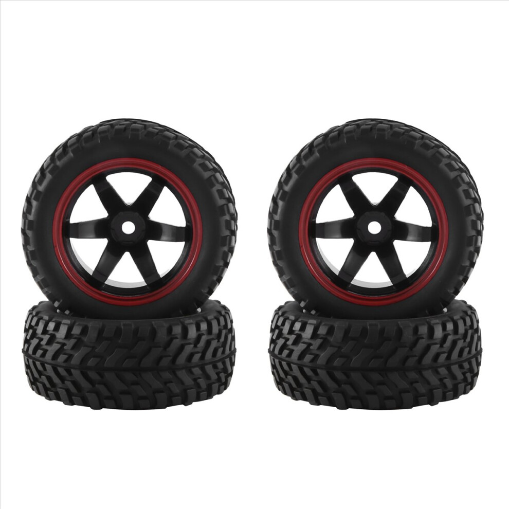 4Pcs 75Mm Wheel Tire For 144001 144010 124007 124019 Tt02b 1/10 1/12 1 4853197656699