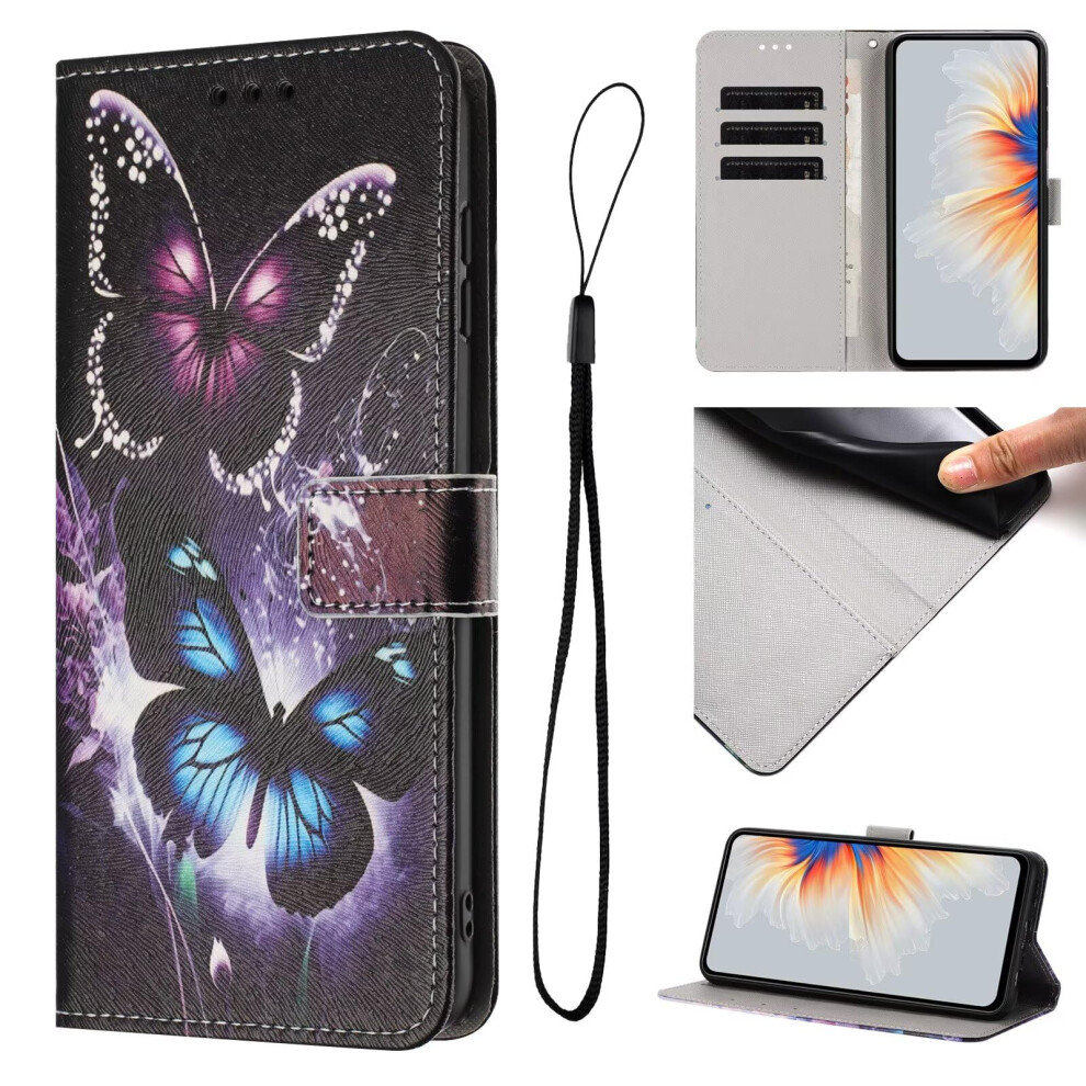 Pu Leather Wallet Case With 3D Butterfly, Kickstand, Magnetic Closure For Xiaomi Redmi Note9 Pro/9 Pro Max/9S 9119770482709