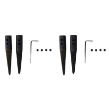 6Pcs Polishing Connecting Rod Tapered Spindle Adapter Threaded for Bench Buffer Buffing Polishing Wheel