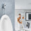 Urinal Sensor Flush Valve Urinal Flush Valve Wall-Mounted Urinal Automatic Flusher Hotel Bathroom Water Saving 3