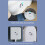 Automatic Toilet Flush Button+Wireless Transmitter Toilet Smart Sensor Flusher Rechargeable Smart Toilet Flushing Sensor 3