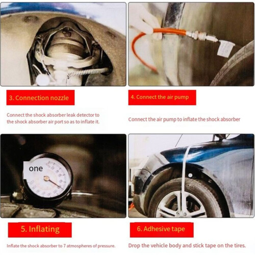 Auto-Luftdämpfer-Lecksuchgerät, Luftfederschlauchleitung, Druckleckage-Lecksuchgerät, Hängend 2